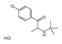 Bupropion Hydrochloride Related Compound A (15 mg) (2-(tert-butylamino)-4'-chloropropiophenone hydrochloride) structure, CAS 1049718-72-0
