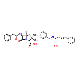 BENZATHINE PENICILLINE G TETRAHYDRATE structure, CAS 41372-02-5