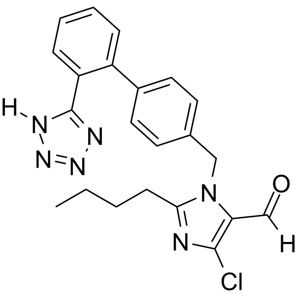 Losartan Carboxaldehyde structure, CAS 114798-36-6