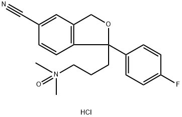 Citalopram N-Oxide HCl structure, CAS 62498-71-9