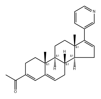3-Deoxy-3-acetylabiraterone-3-ene structure, CAS 2697127-16-3