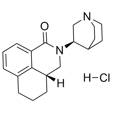 PALONOSETRON HCL structure, CAS 135729-75-8