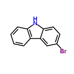 3-BROMOCARBAZOLE structure, CAS 1592-95-6