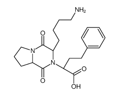 Lisinopril S,S,S-Diketopiperazine structure, CAS 328385-86-0