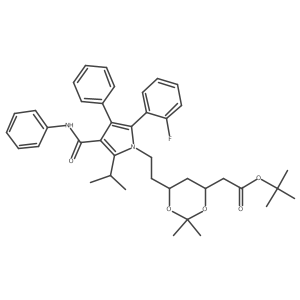 Atorvastatin 2-Fluoro t-Butyl Ester structure, CAS 1099474-28-8