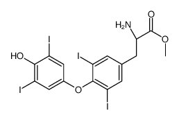 Levothyroxine Methyl Ester structure, CAS 32180-11-3