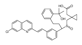 Montelukast R-Sulfoxide structure, CAS 1152185-58-4