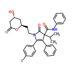 Atorvastatin Pyrrolidone Lactone structure, CAS 906552-19-0