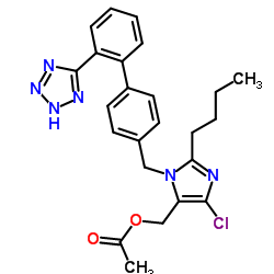 O-Acetyl Losartan structure, CAS 1006062-27-6