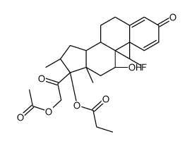 Betamethasone-21-acetate-17-Propionate structure, CAS 5514-81-8