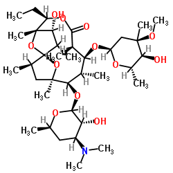 Anhydro erythromycin A structure, CAS 23893-13-2