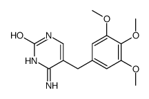 Trimethoprim Related Compound A (25 mg) (4-amino-5-(3,4,5-trimethoxybenzyl)pyrimidin-2-ol) (AS) structure, CAS 60729-91-1