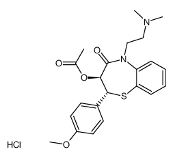 Diltiazem Hydrochloride structure, CAS 103532-27-0