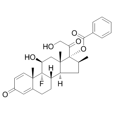 betamethasone-17-benzoate structure, CAS 22298-29-9