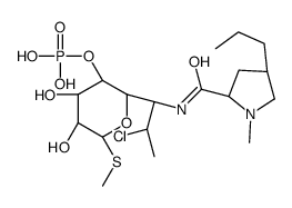 Clindamycin-4-phosphate structure, CAS 54887-30-8