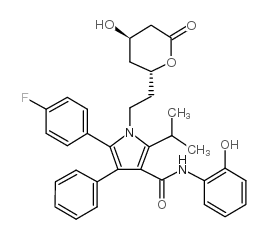 O-Hydroxy Atorvastatin lactone structure, CAS 163217-74-1