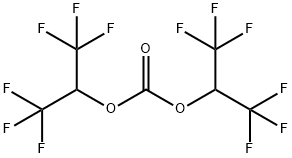 Bis(hexafluoroisopropyl) carbonate structure, CAS 18925-66-1
