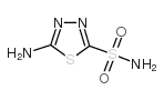 5-AMINO-1,3,4-THIADIAZOLE-2-SULFONAMIDE structure, CAS 14949-00-9