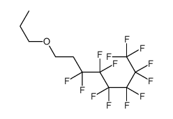 1,1,1,2,2,3,3,4,4,5,5,6,6-Tridecafluoro-8-(propoxy)octane structure, CAS 1193010-01-3