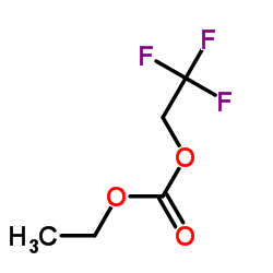 Ethyl(2,2,2-trifluoroethyl)carbonate structure, CAS 156783-96-9