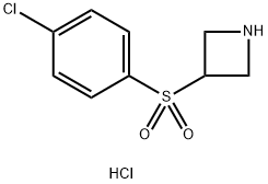 3-[(4-Chlorophenyl)sulfonyl]azetidine hydrochloride structure, CAS 1820665-00-6