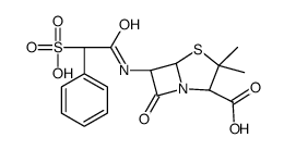 Sulbenicillin structure, CAS 34779-28-7