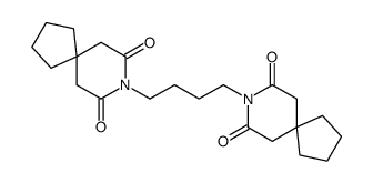 8,8'-(1,4-Butanediyl)bis-8-azaspiro[4.5]decane-7,9-dione structure, CAS 257877-44-4