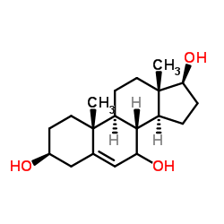 ANDROST-5-EN-3B ,7,17B -TRIOL structure, CAS 2697-85-0