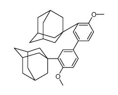 2,2'-Bis-(1-adaMantyl)-4,4'-diMethoxybiphenyl structure, CAS 932033-57-3