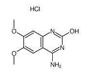 4-Amino-6,7-dimethoxy-1H-quinazolin-2-one hydrochloride structure, CAS 134749-43-2