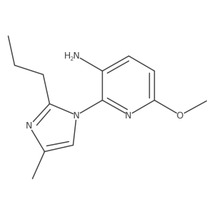 6-METHOXY-2-(4-METHYL-2-PROPYL-1H-IMIDAZOL-1-YL)PYRIDIN-3-AMINE structure, CAS 285552-27-4