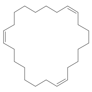 1,9,17-Cyclotetracosatriene structure, CAS 23579-18-2