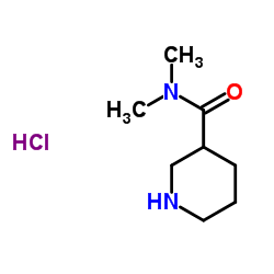 PIPERIDINE-3-CARBOXYLIC ACID DIMETHYLAMIDE HCL structure, CAS 112950-94-4