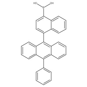 Boronic acid, B-[4-(10-phenyl-9-anthracenyl)-1-naphthalenyl]- structure, CAS 1404067-48-6