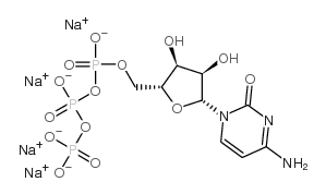 Cytidine 5'-triphosphate trisodium salt structure, CAS 93688-66-5