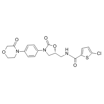 5-R-Rivaroxaban structure, CAS 865479-71-6