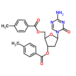 3',5'-di-o-toluoyl-2-deoxy-5-azacytosine structure, CAS 10302-79-1