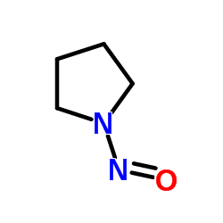 N-Nitrosopyrrolidine structure, CAS 930-55-2