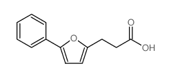 3-(5-phenylfuran-2-yl)propanoic Aci structure, CAS 3465-61-0