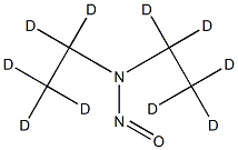 N-Nitrosodiethylamine-d10 structure, CAS 1219794-54-3