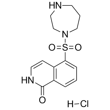 HYDROXYFASUDIL MONOHYDROCHLORIDE structure, CAS 155558-32-0
