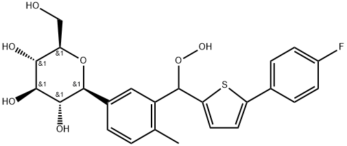 Canagliflozin Peroxide Impurity structure, CAS 2247196-28-5