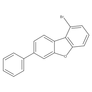 1-Bromo-7-phenyldibenzofuran structure, CAS 1821235-55-5