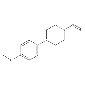 1-(4-Methoxyphenyl)-4-nitrosopiperazine structure, CAS 75051-59-1