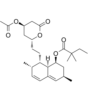 ACETYLSIMVASTATIN structure, CAS 145576-25-6