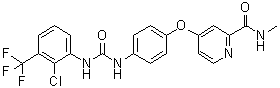 Sorafenib related coMpound 8 structure, CAS 1431697-81-2