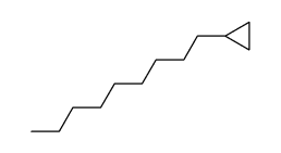 Nonylcyclopropane structure, CAS 74663-85-7