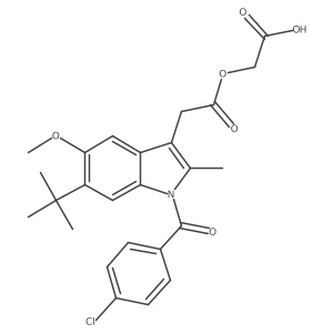 Acemetacin EP Impurity D structure, CAS 76812-64-1