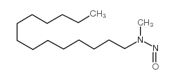 N-Nitroso-N-methyl-N-tetradecylamine structure, CAS 75881-20-8