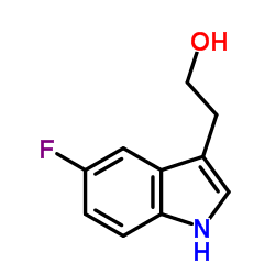 2-(5-Fluoro-1H-indol-3-yl)ethanol structure, CAS 101349-12-6